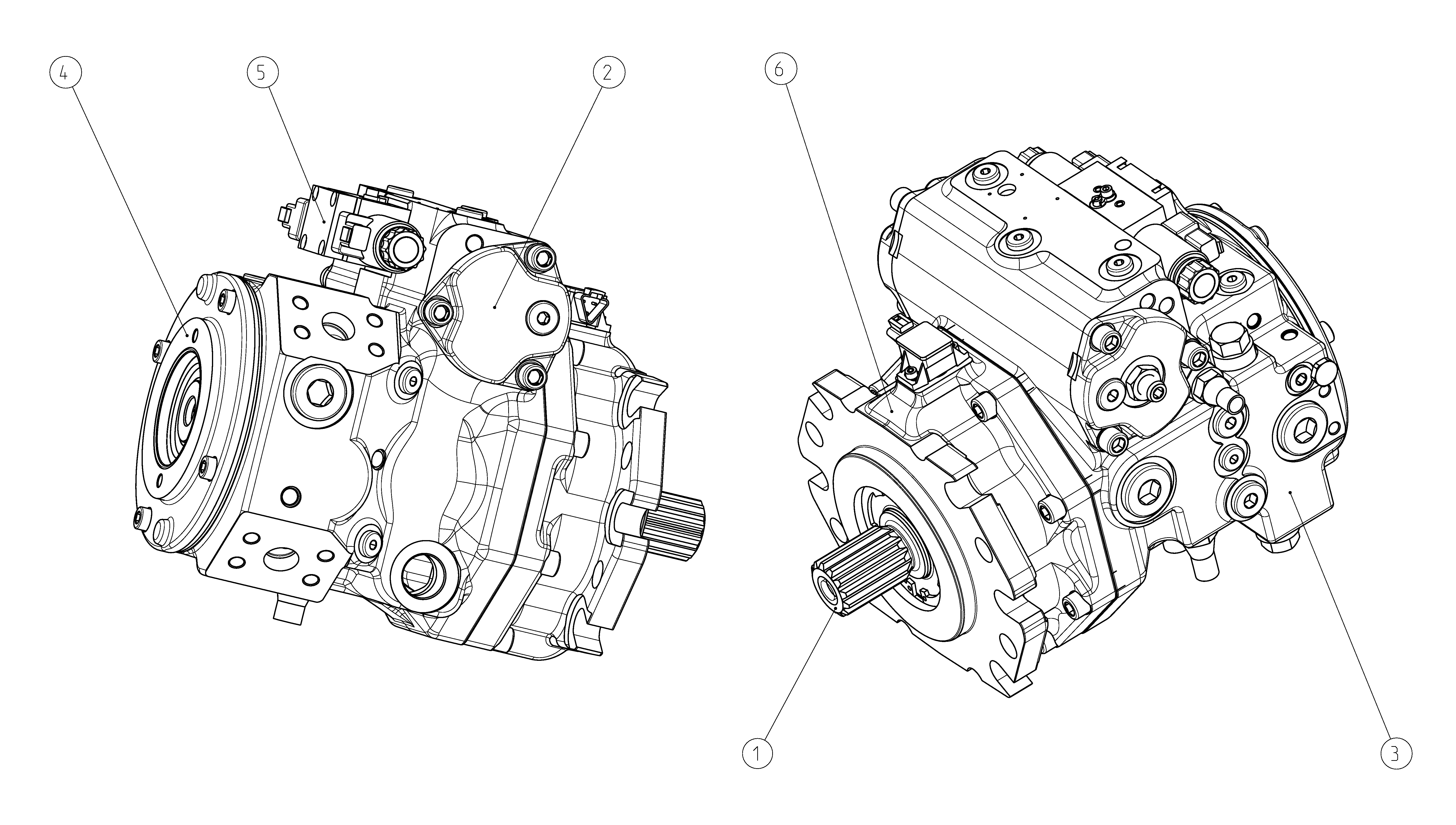 A4VG110EP0DPRX0/40NRND6T11FA1S3BS00-S — Drawing