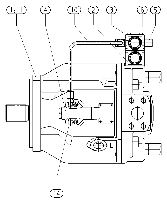 A A10VSO140 DFLR/31L-PSB12N00 — Drawing