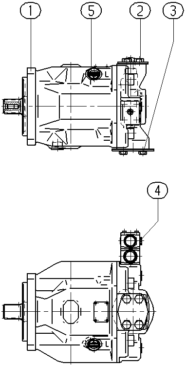 AP A10V O140 DFR1/31L-VWD12N00 -S2178 — Drawing