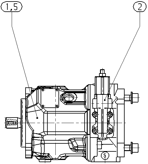 A A10VSO 28 DR /31R-VSA12K68 -SO 52 — Drawing