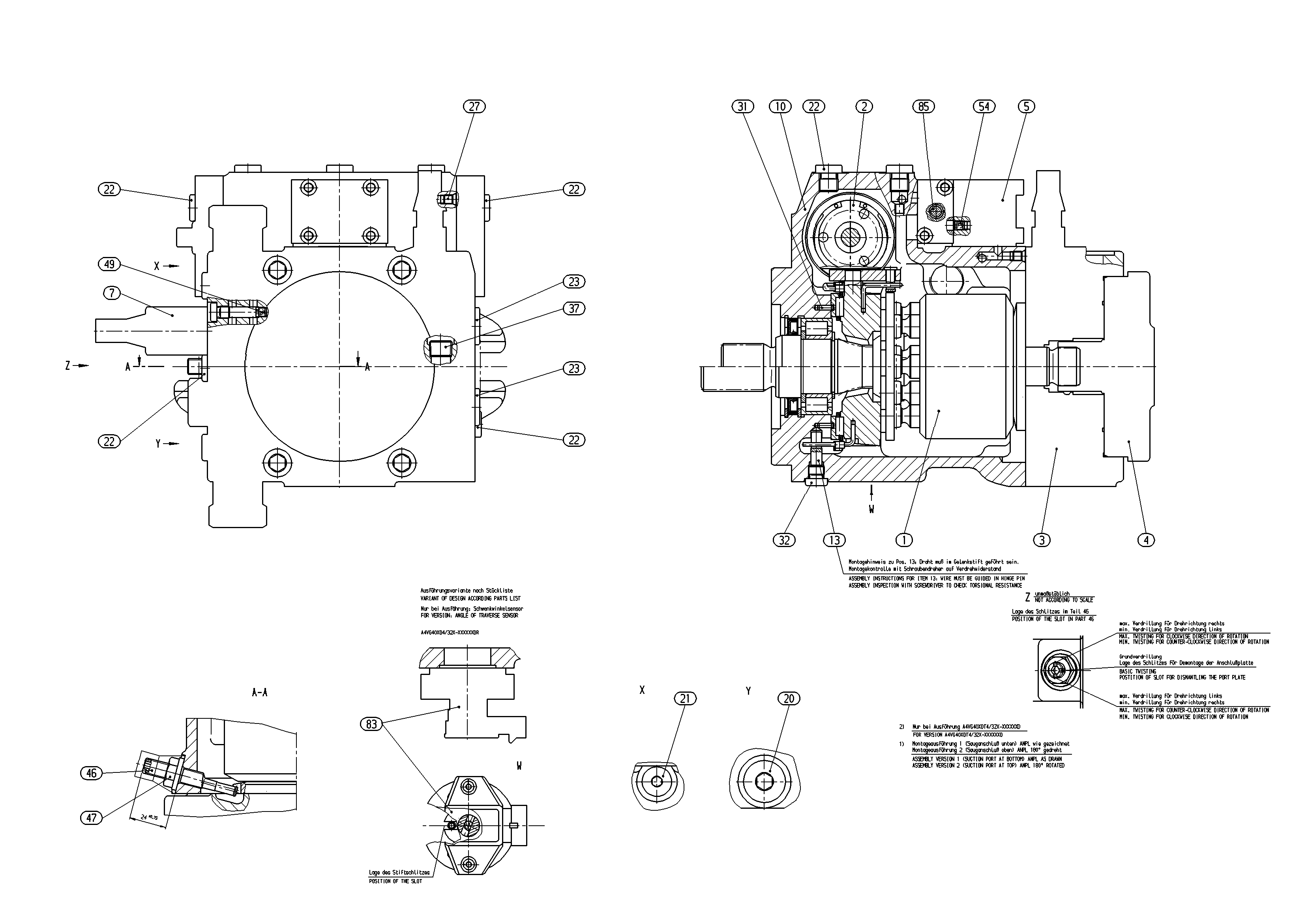 AA4VG40DA1D8/32R-NUC52F025DQ-S — Drawing