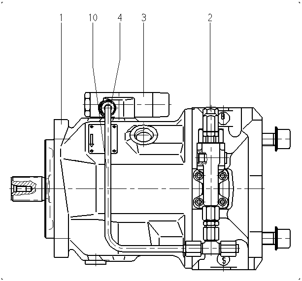 AXIAL-PISTON PUMP — Drawing