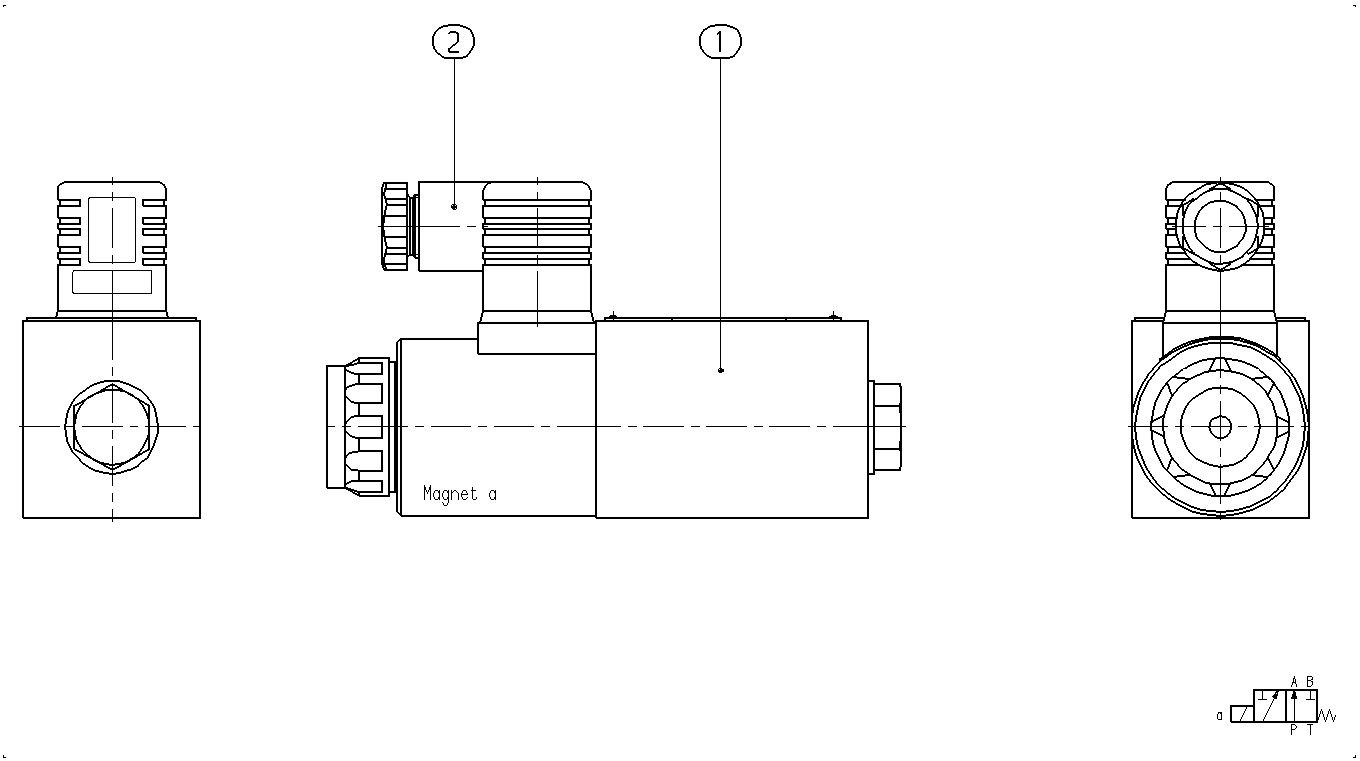 DIRECTIONAL SPOOL VALVE — Drawing