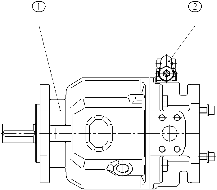 A A10VSO 45 DR /31L-VSA12K01 — Drawing
