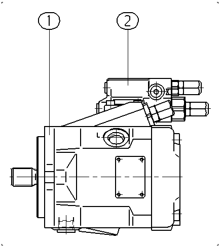 A A10V O 28 DR /52R-VSC61N00 -SO 97 — Drawing