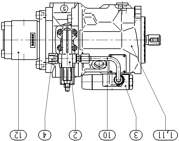 A A10VSO 28 DFLR/31R-VSA12G80 — Drawing