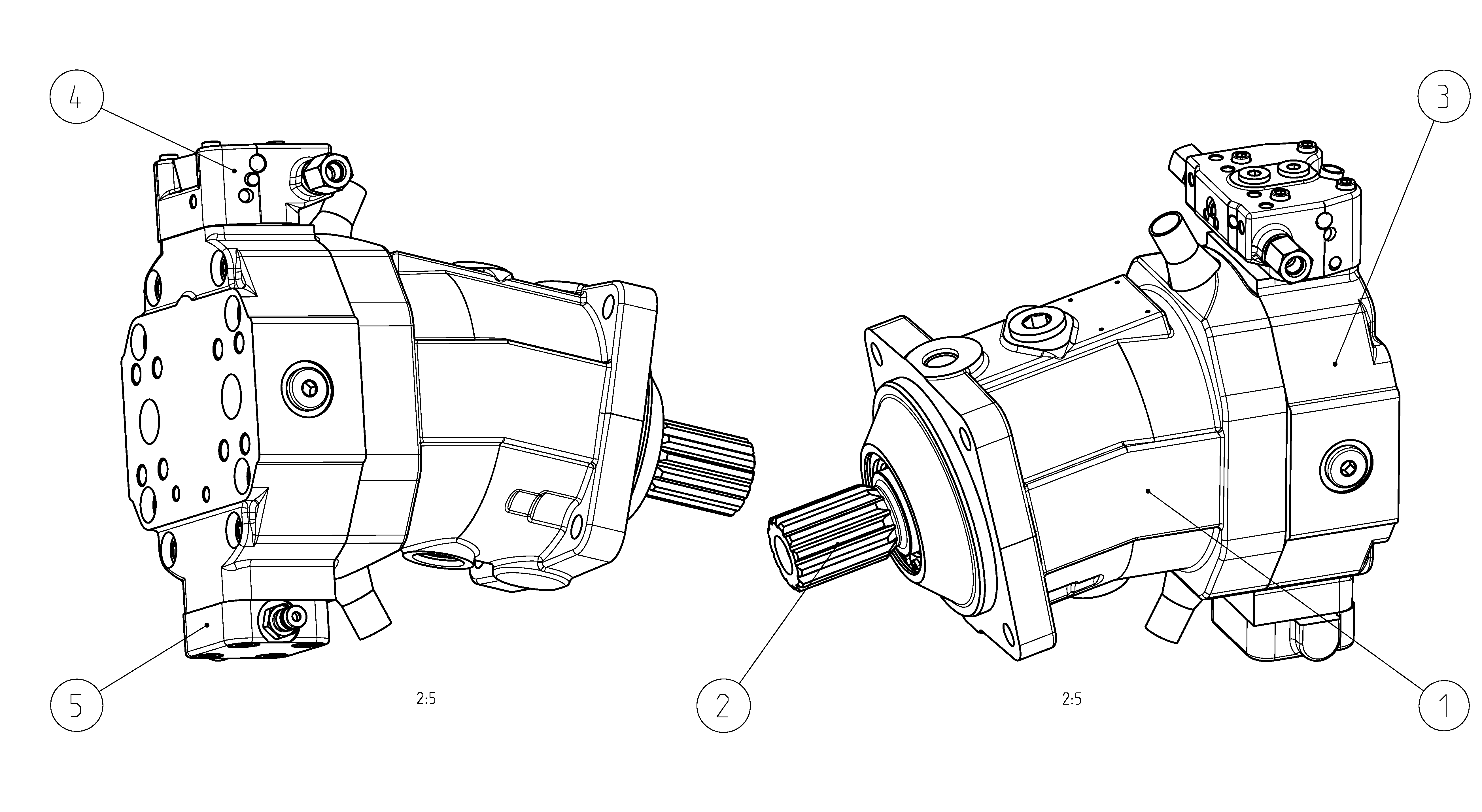 A6VM80DA1/63W-VXB01000B-S — Drawing