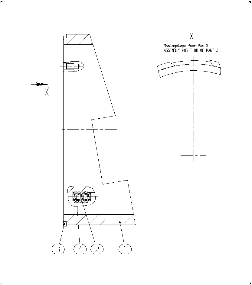 CRADLE STOP — Drawing