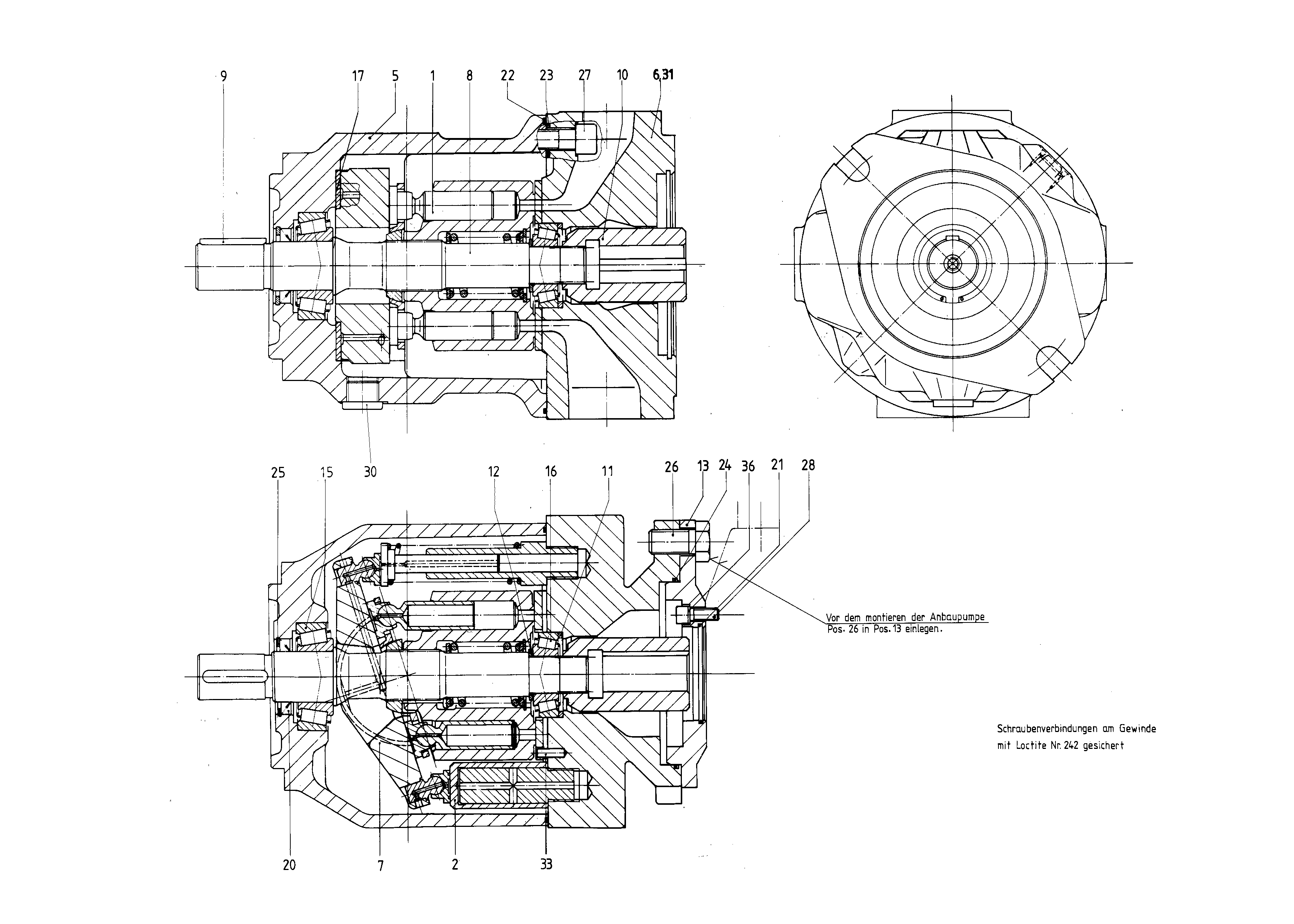 G A10VSO 71 OV /31R-VPA42K57 — Drawing