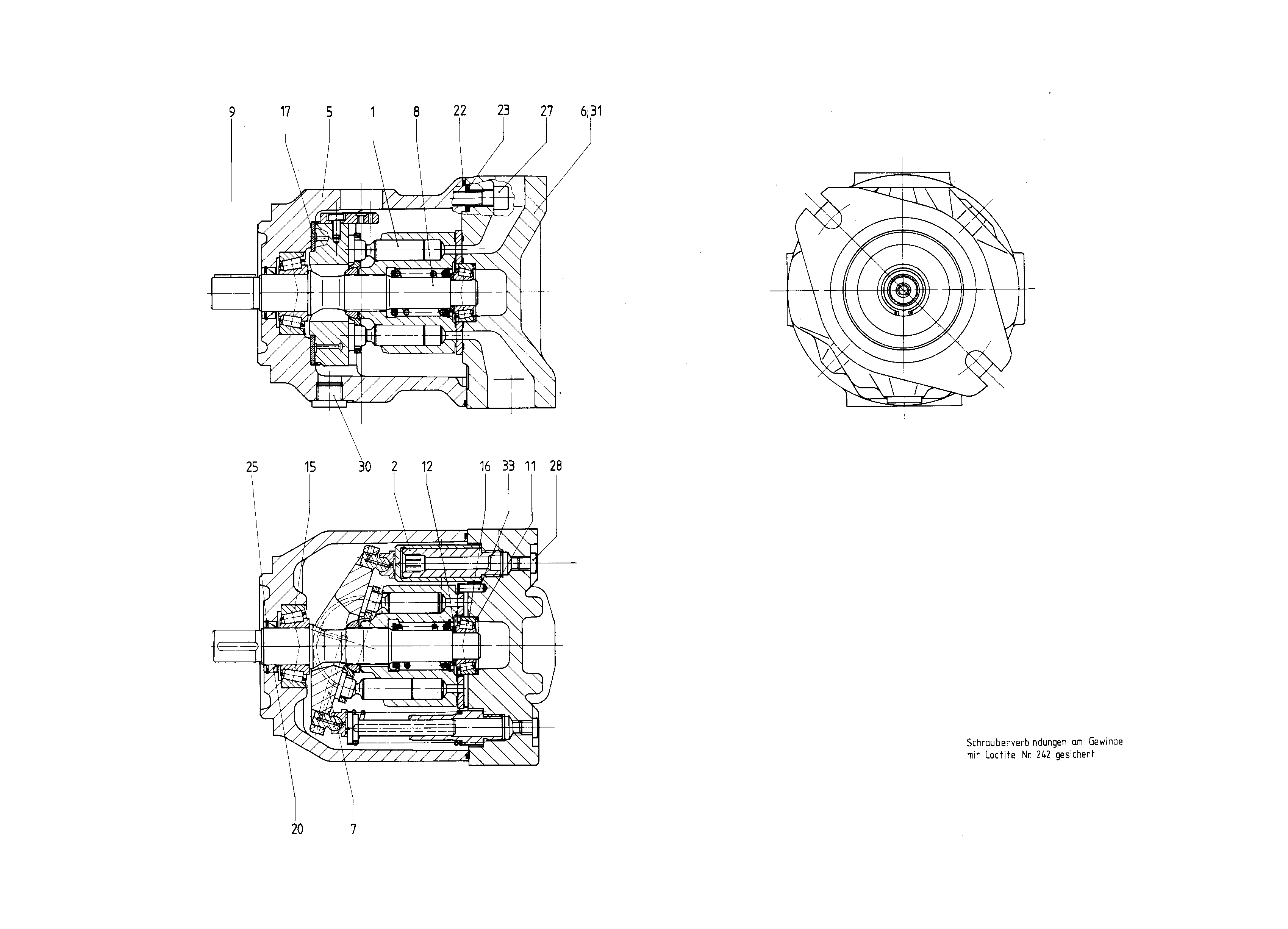G AA10VSO 28 DFE /31L-VKC62N00 LR — Drawing
