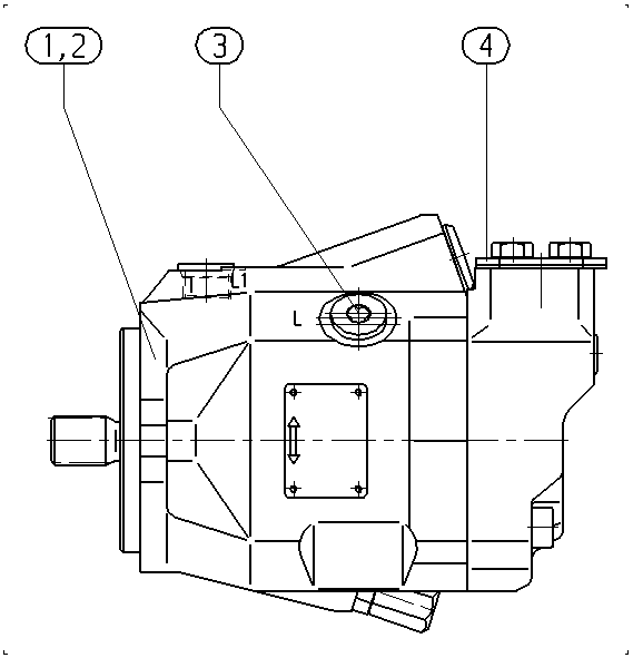 AL A10V M 45 DG /52W1-PUC95N000 — Drawing