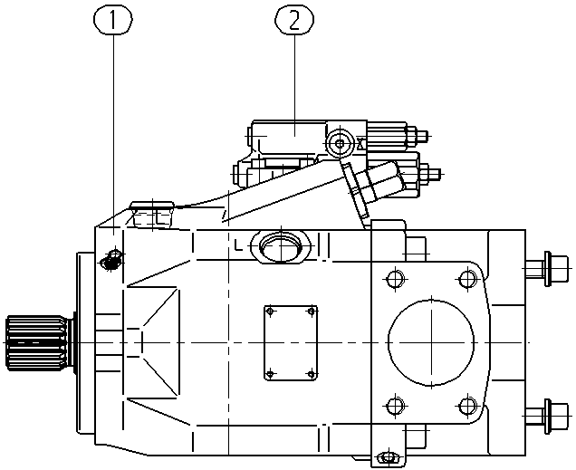 AA10VO85DRG/52R-VSC12K68-S2413 — Drawing