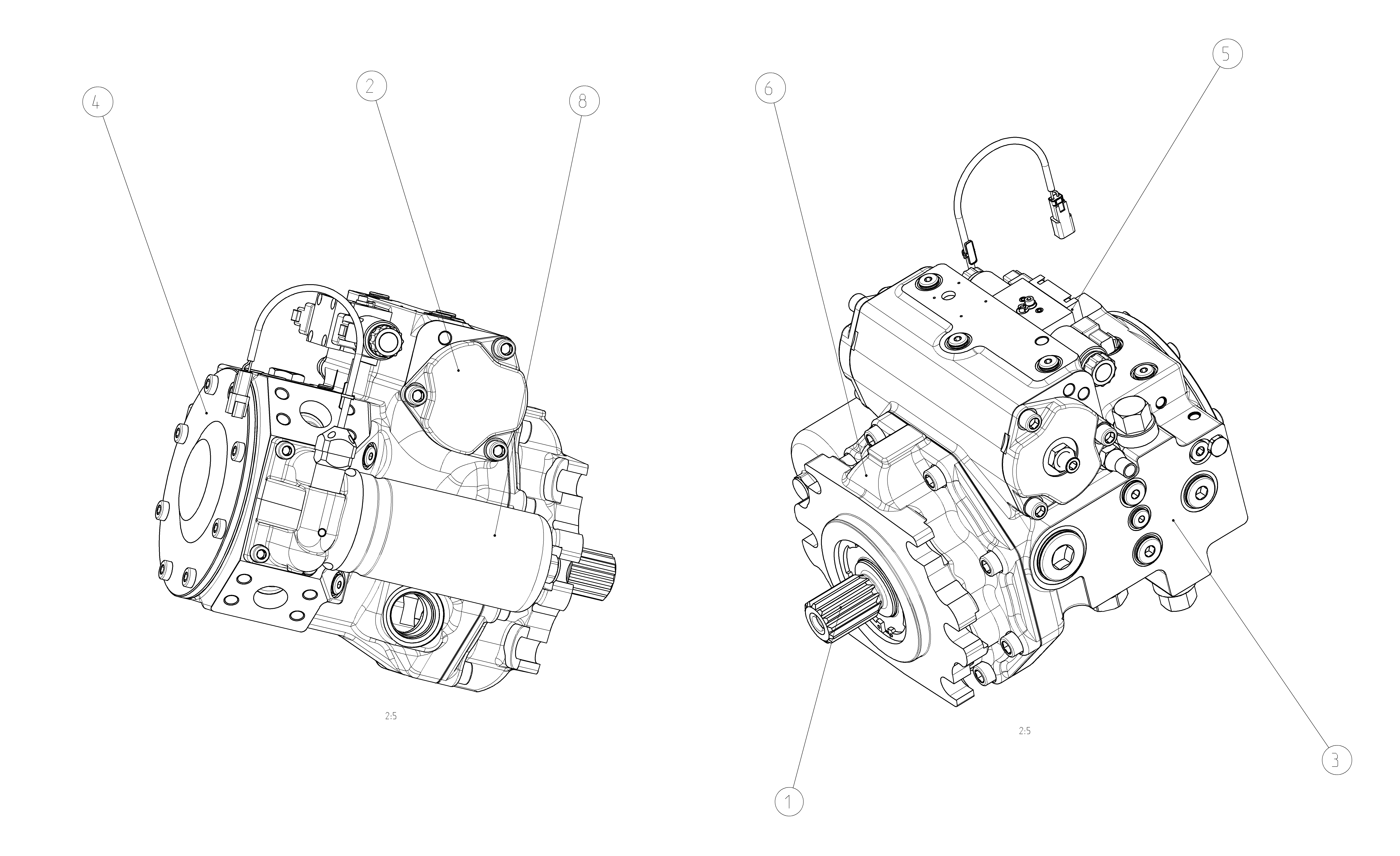 A4VG145EP2DP000/40MLND6T11F0000AB00-Y — Drawing