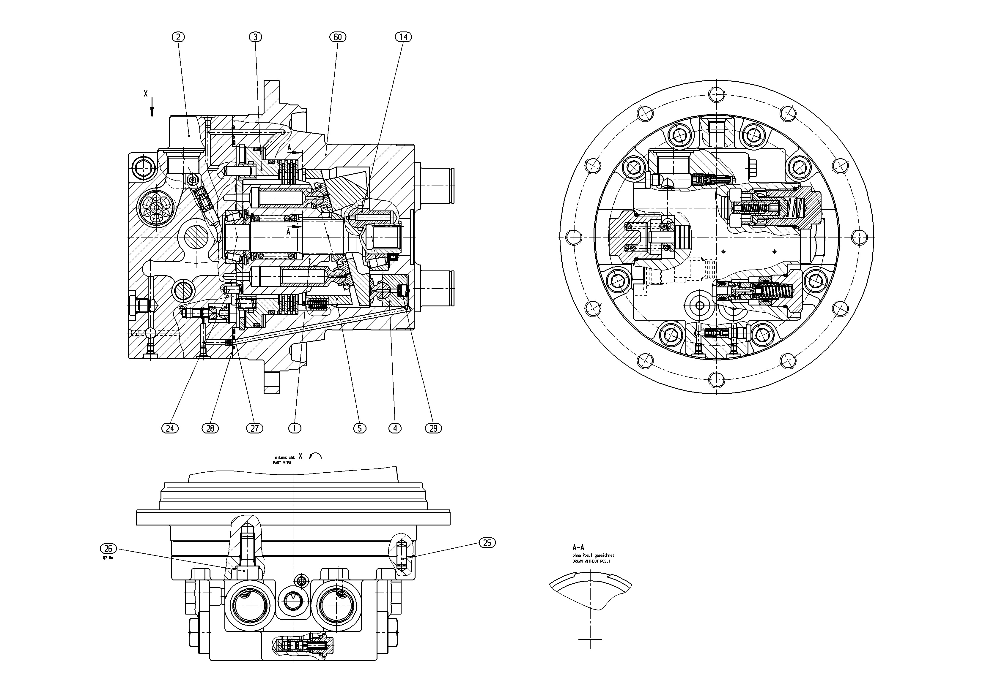 A10VT45HZ/10W270-NN31B010 — Drawing
