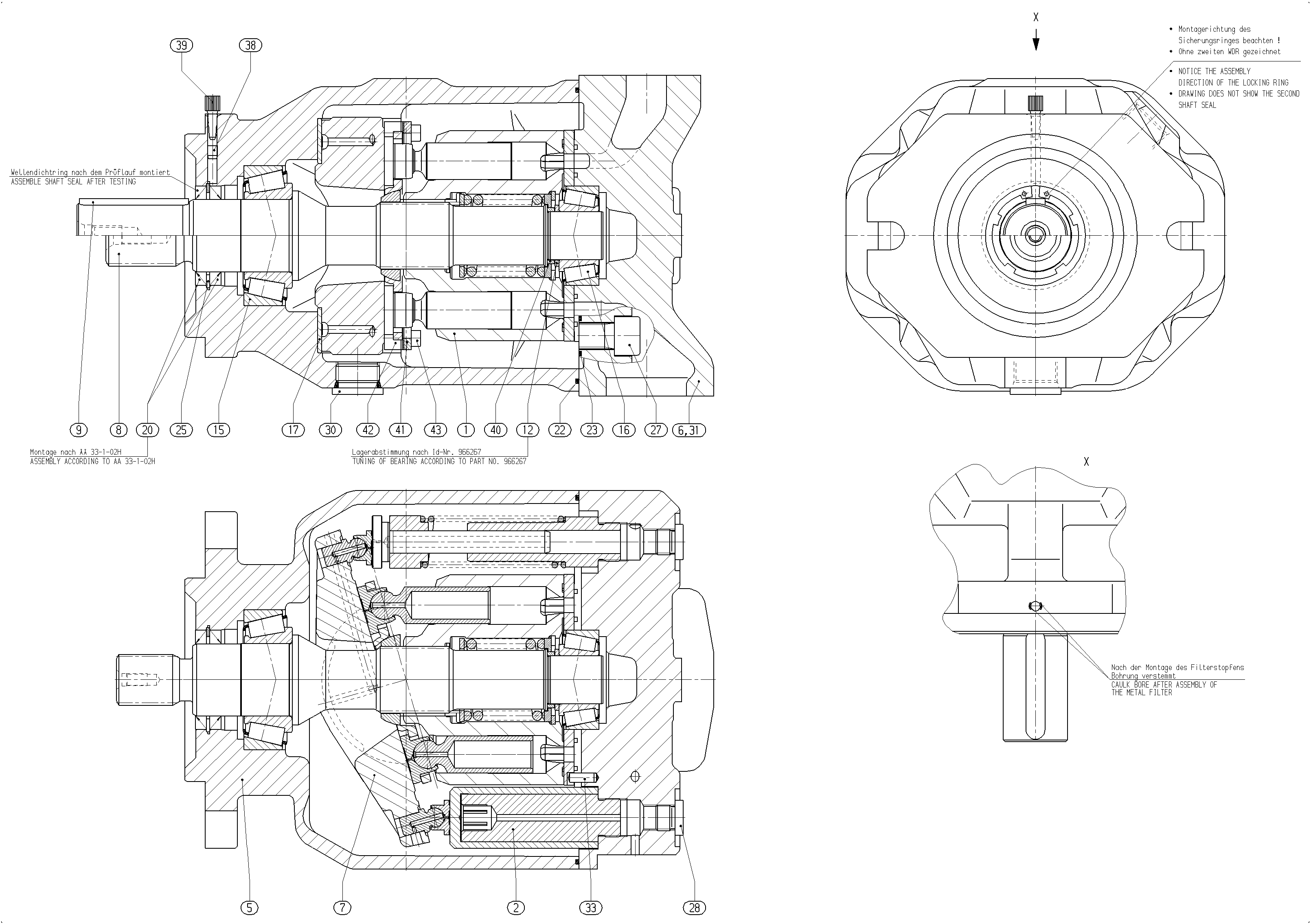 GH A10V O100 OV /31R-VUC62N00 JD -S1931 — Drawing