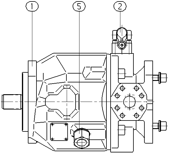 A A10V O 28 DR /31L-VSC12K68 — Drawing