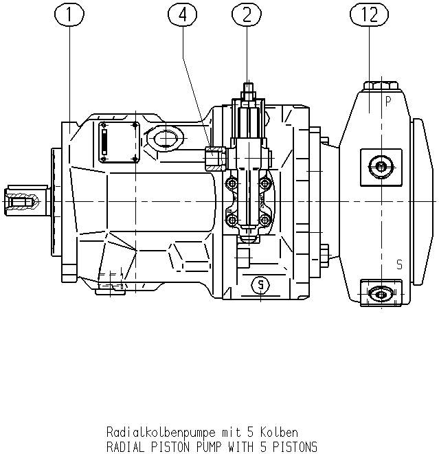 A A10VSO 45 DRG /31R-VPA12C12 — Drawing