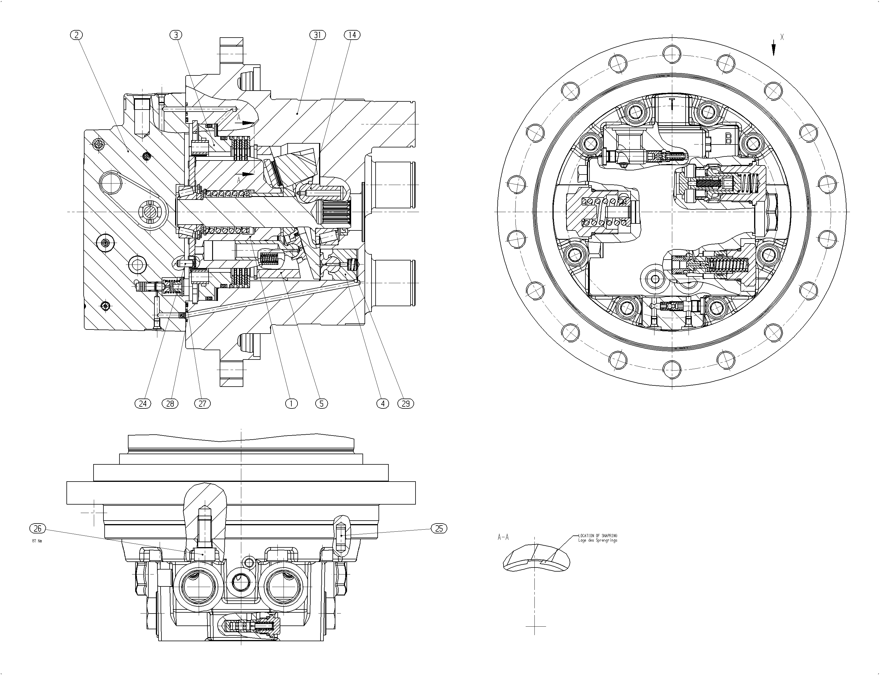 A10VT45HZ/10W300-NN31B010 — Drawing