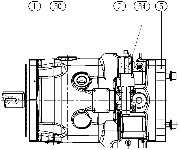A A10VSO100 DR /32R-VPB22U01 — Drawing