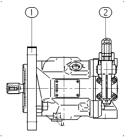 A A10VSO 18 DR /31R-VSC12N00 -S1016 — Drawing
