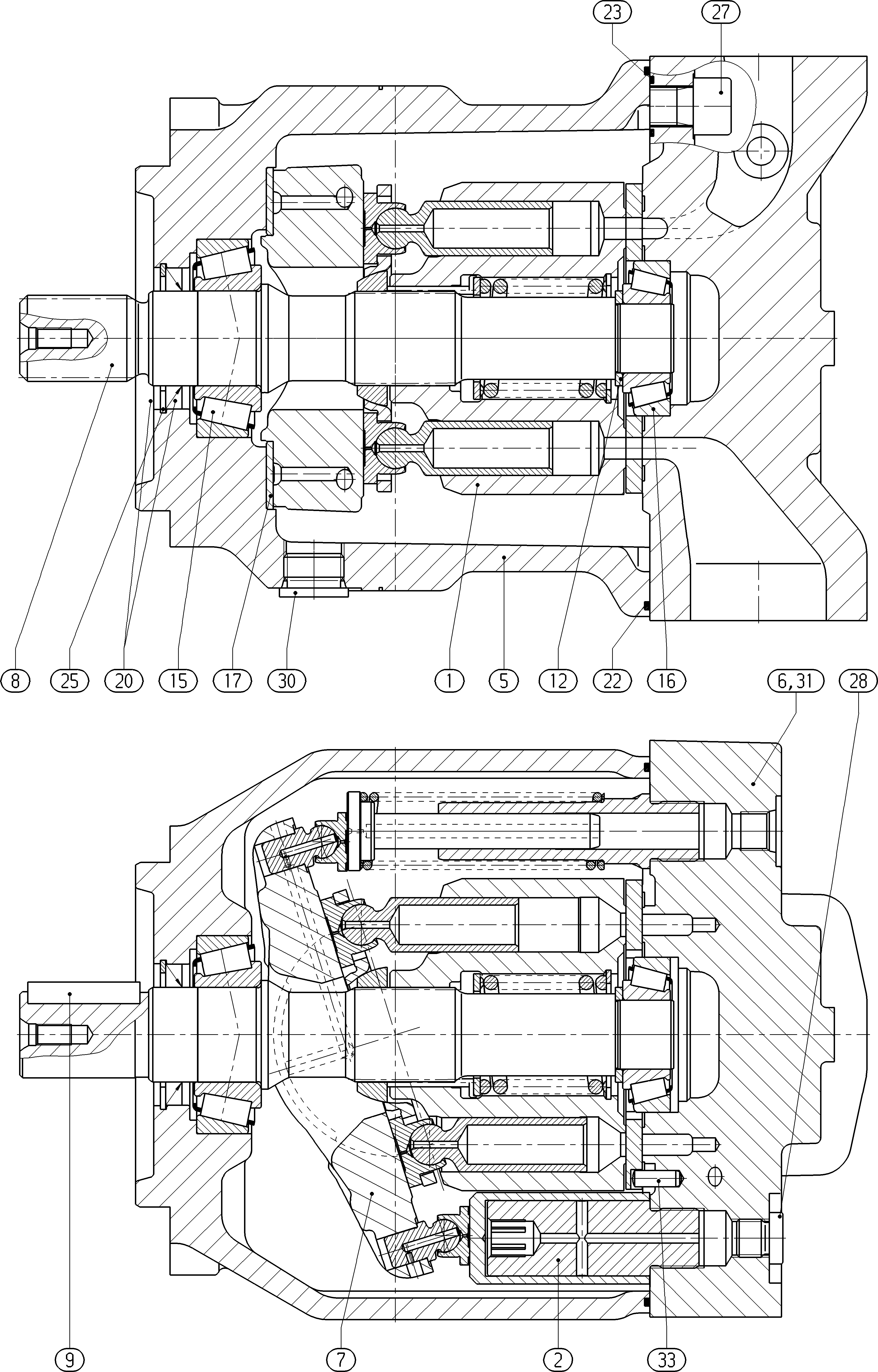 GA10VO74OV/31R-VSC42N00-S1803 — Drawing