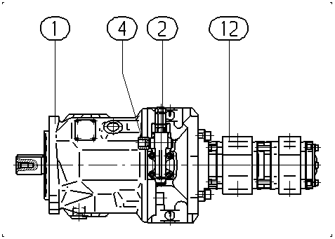 A A10VSO 71 DRG /31R-PPA12O66 — Drawing