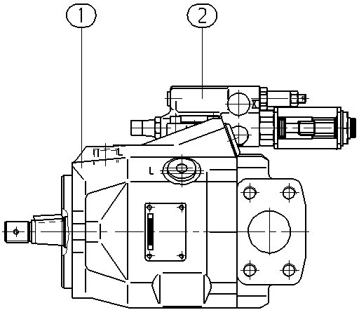 A A10V O 45ED 74/52R-VCC73N00P -S2577 — Drawing