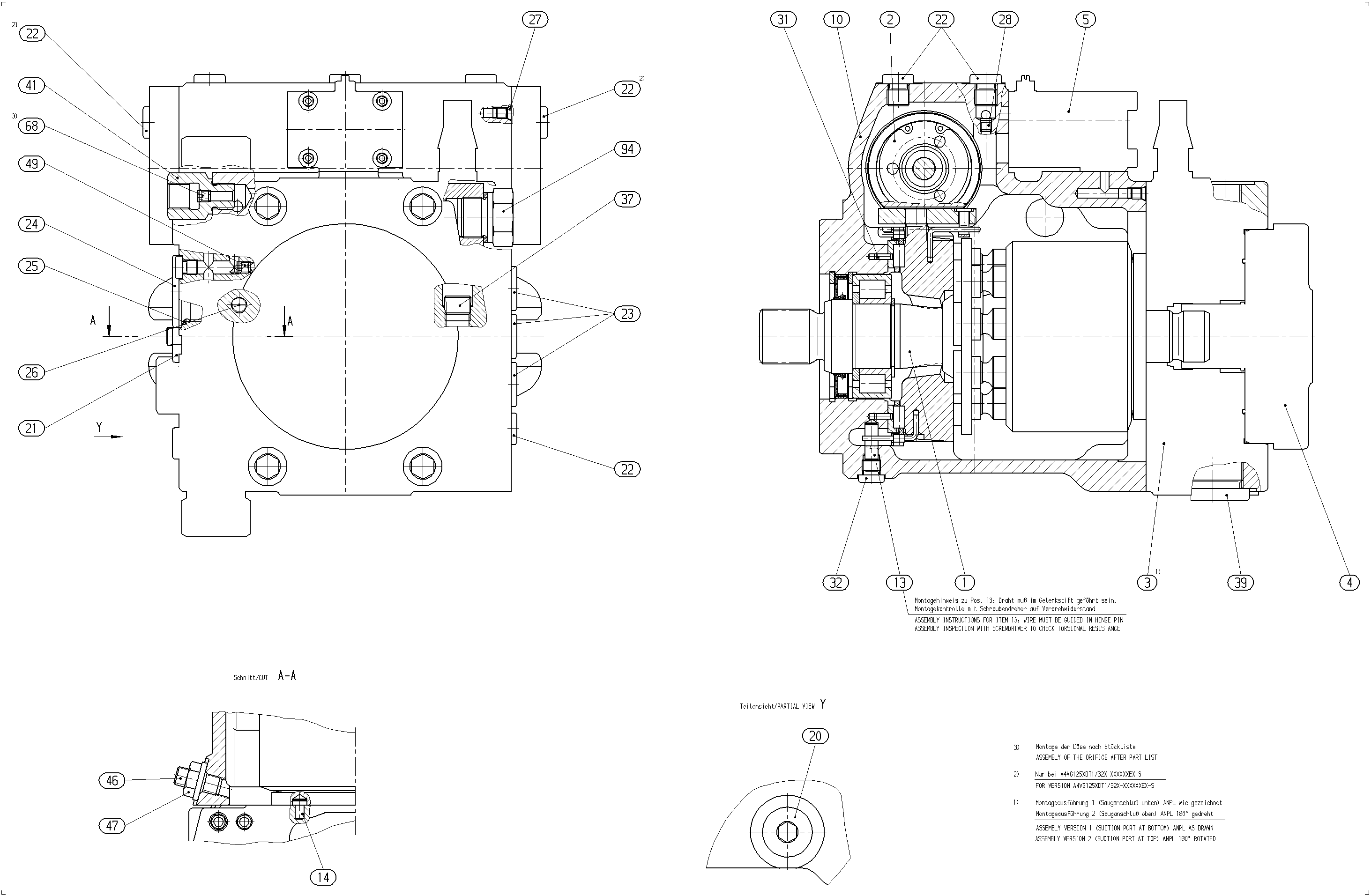 A4VG56EP4D1/32R-NSC02N003EH-S — Drawing