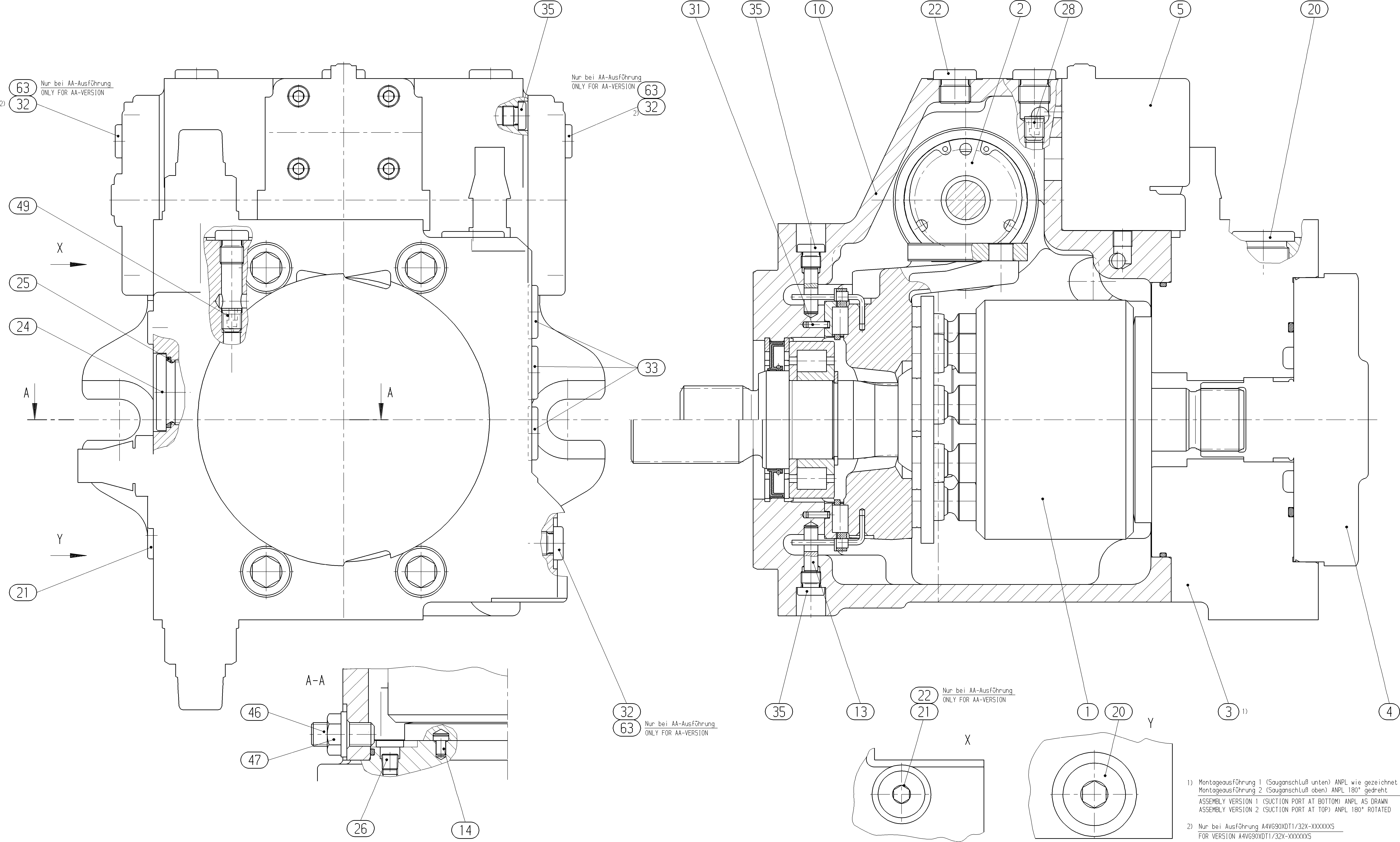 A4VG90HDD1/32R-NZX02F011S-S — Drawing