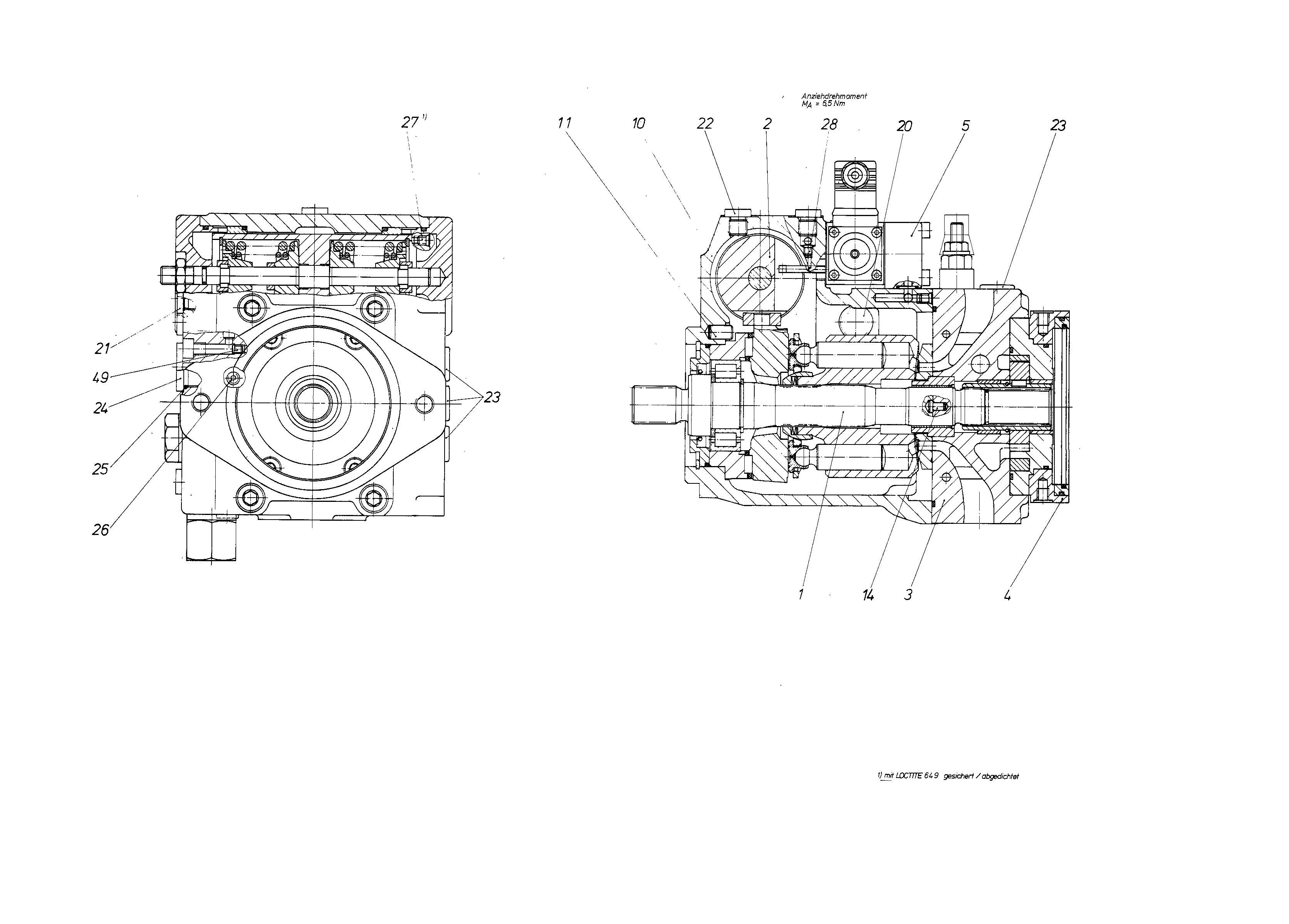 A11VG50EP2D1/11R-NXC02F042S-S — Drawing