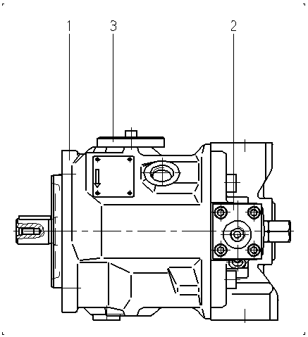 A AA10VSO 28 DFEH/31R-PKC62N00 — Drawing