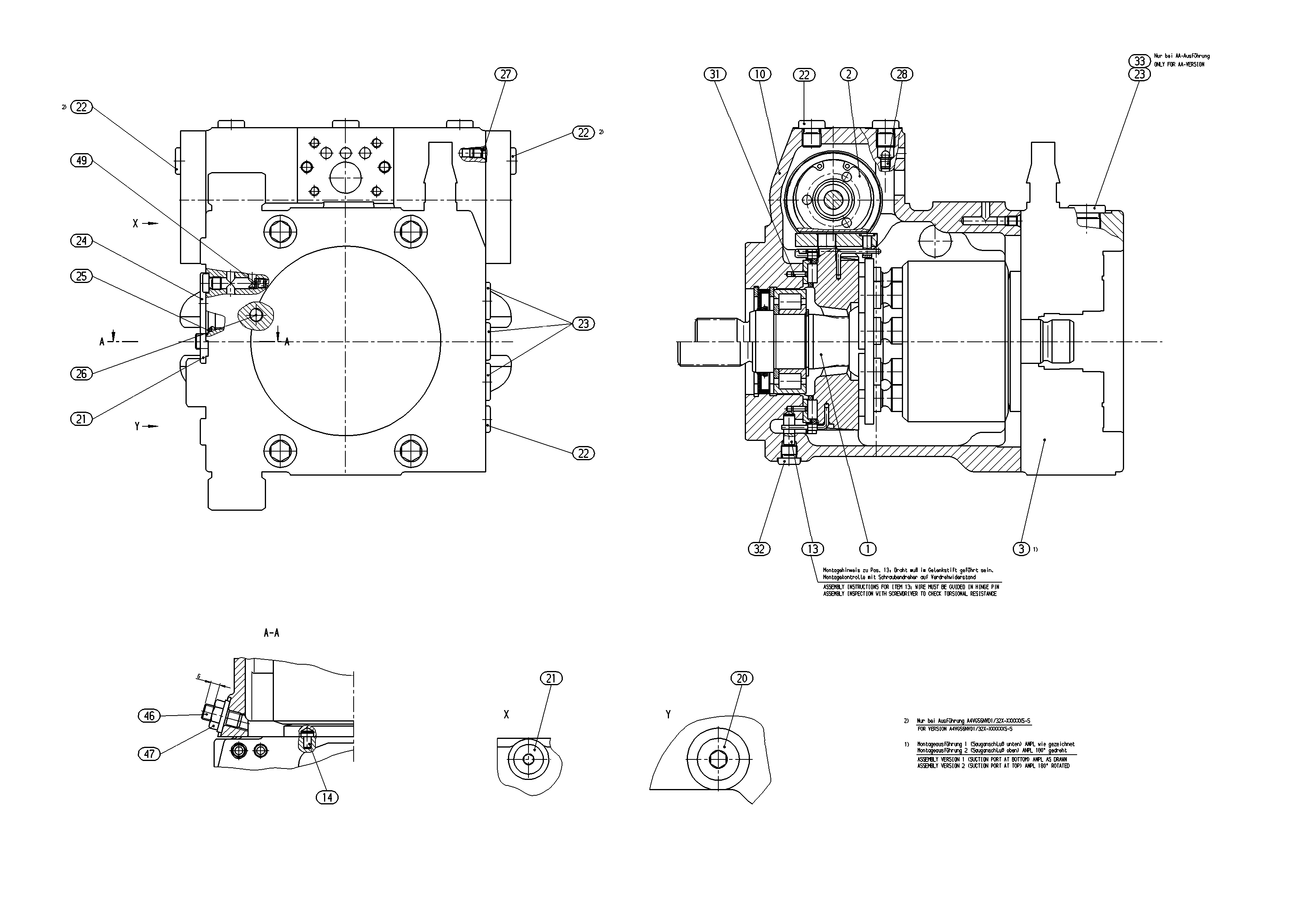 A4VG56NVD1/32R-NZC02XXX5S-S — Drawing