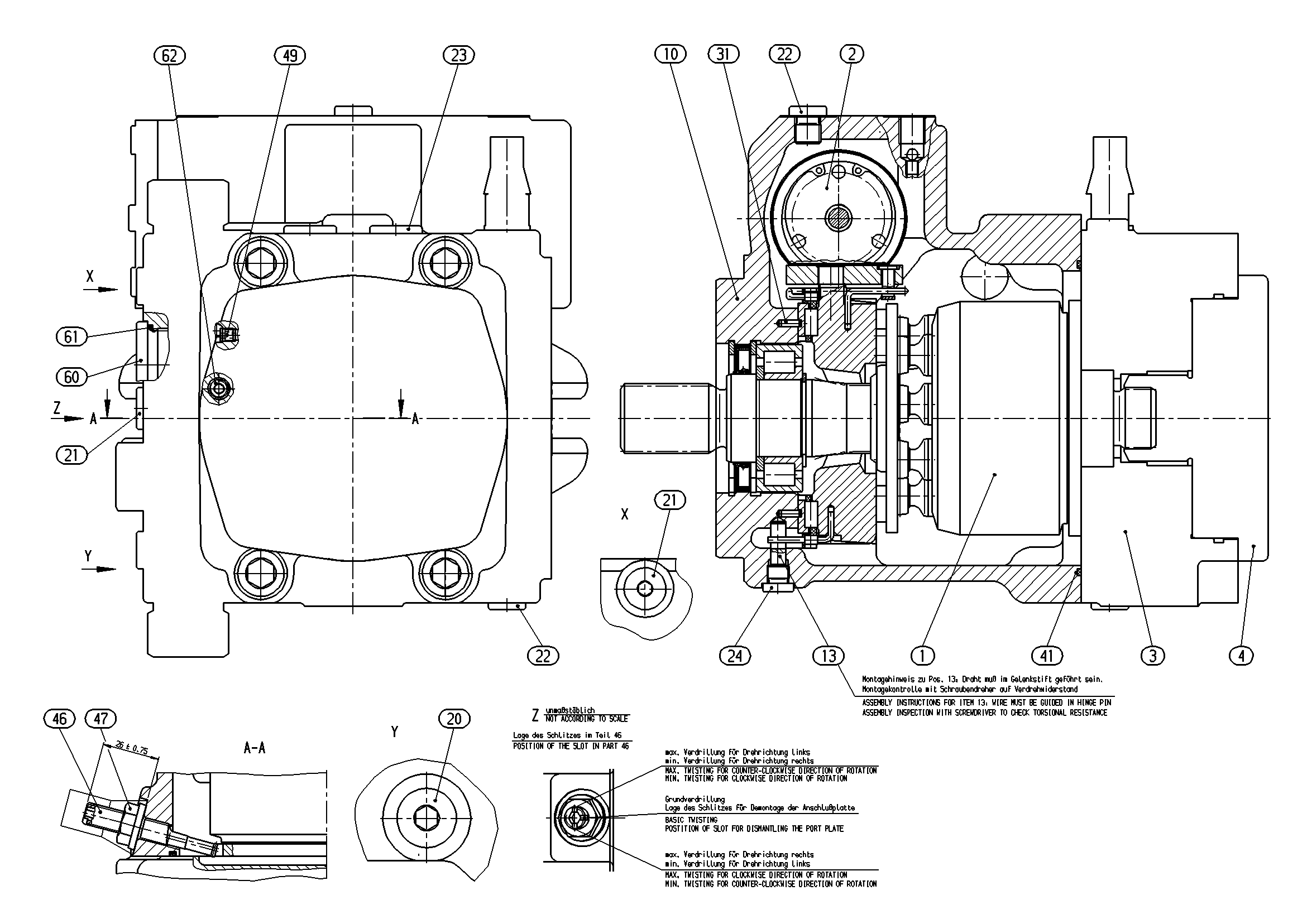 AA10VG63DGDM1/10R-NSC60F045S-S — Drawing