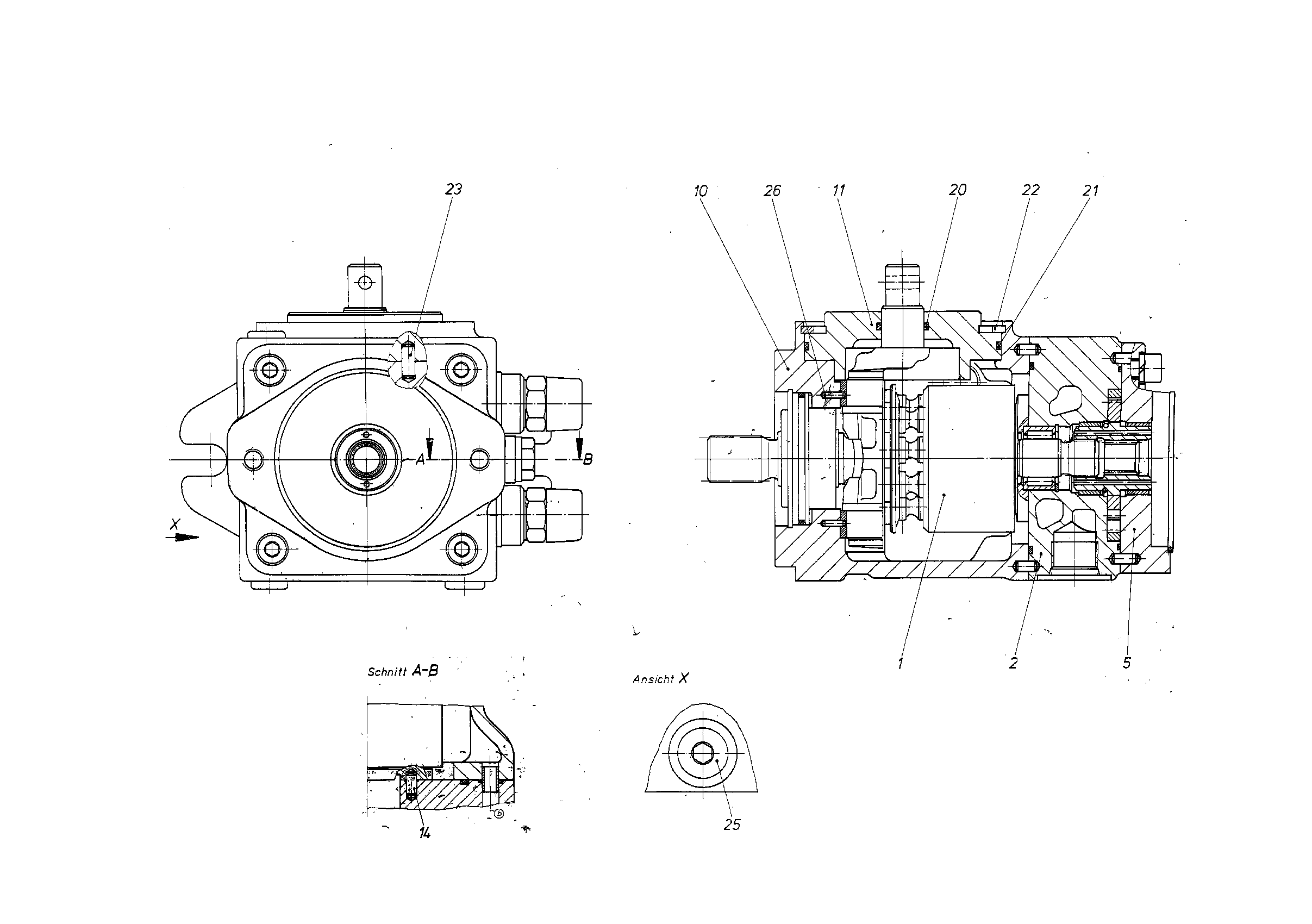 AA11VG19MD1/10R-PSC66F011S*G* — Drawing