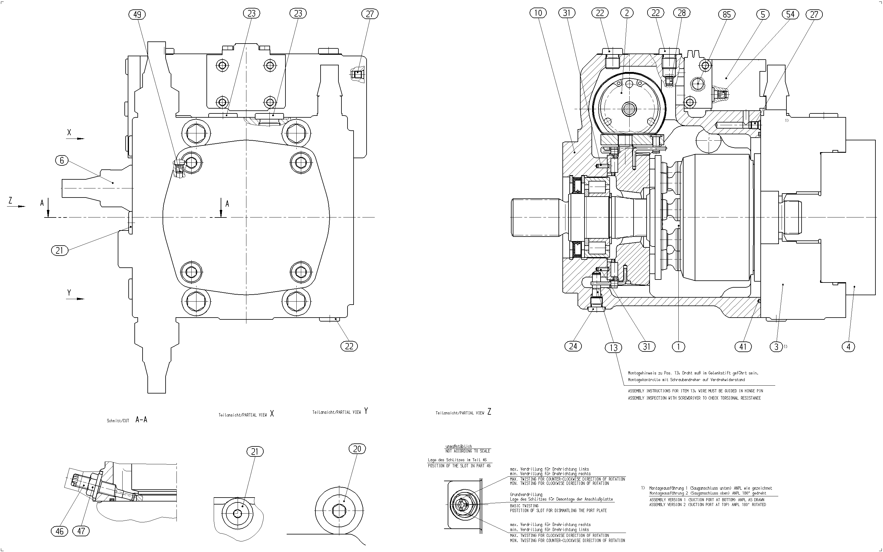 AA10VG63DA1D8/10R-NSC60F005SQ-S — Drawing