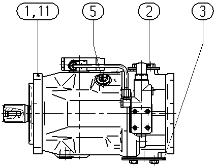 AP A10V O140 DFLR/31R-VSD62K15 -SO160 — Drawing