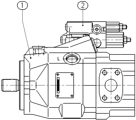 A A10V O 45 DRG /52L-VUC12K01 — Drawing