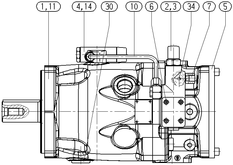 A A10VSO140LA7DS/32R-VPB32U99 — Drawing