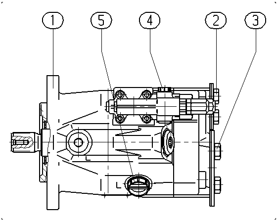 A A10V O 60 DFR1/52R-PUC61N00 -S1859 — Drawing
