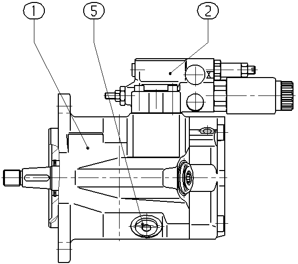 A A10V O 28ED 72/52L-VCC11N00P -S2110 — Drawing