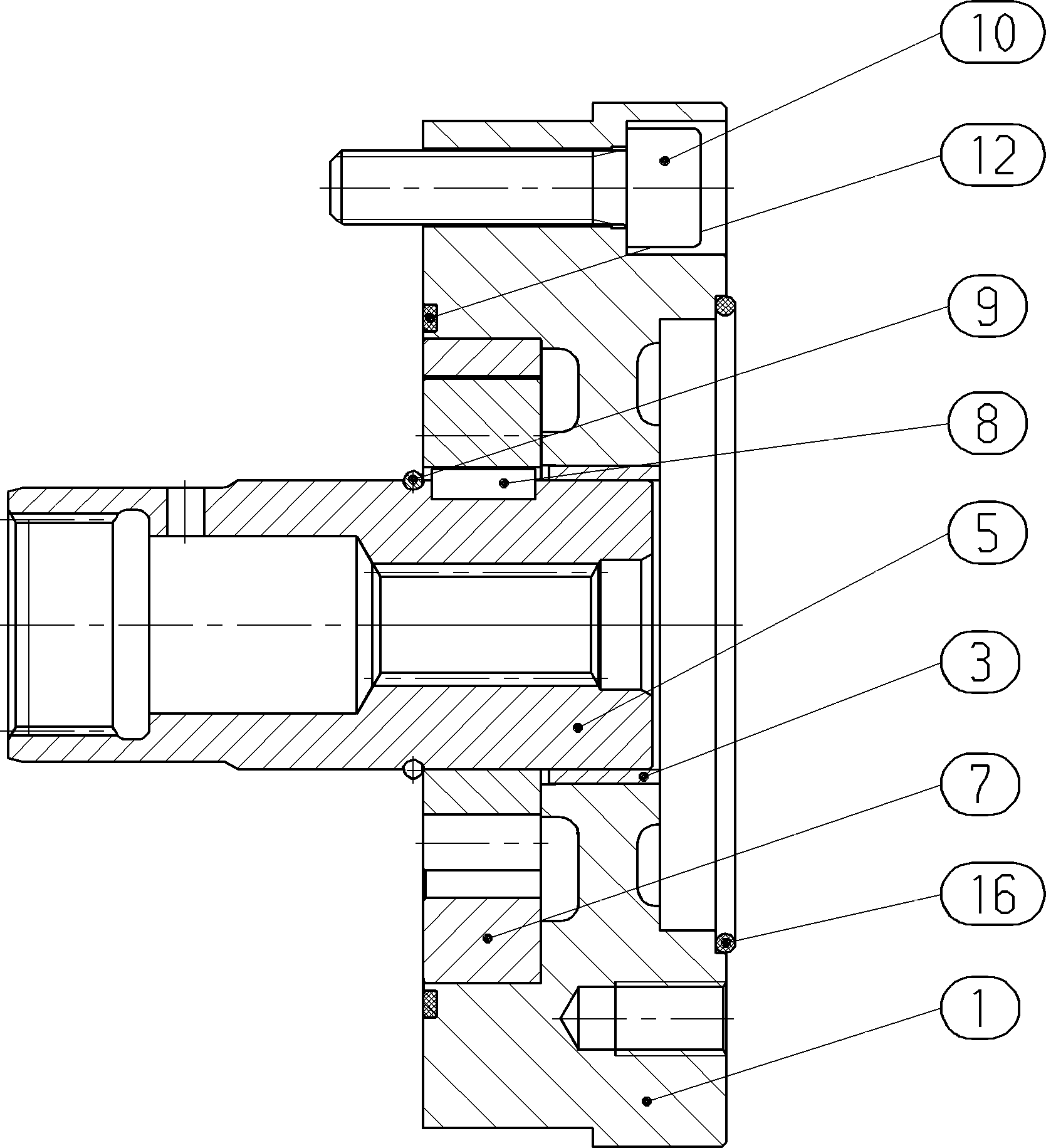 INTERNAL GEAR PUMP — Drawing