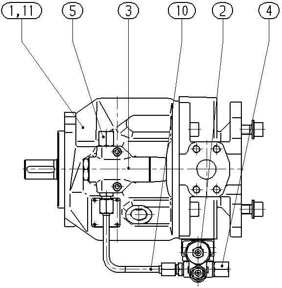 A A10VSO 45 DFLR/31R-VPA12K68 -SO385 — Drawing